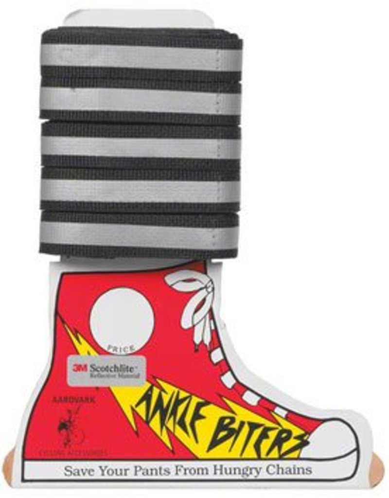 Aardvark 6-24  Aardvark Ankle Biters Reflective legbands Black(4.00 ea.)