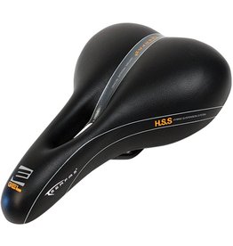 SERFAS 7-24 E-GEL HYBRID SADDLE W/ELASTOMERS W/CUTOUT