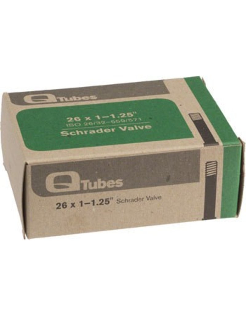 Q-Tubes 1-20 Q-Tubes 26" x 1-1.25" Schrader Valve Tube 102g