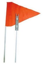 SAFETY VEHICLE EMBLEM 3-22  SAFETY FLAGS 2pc