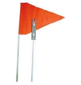 SAFETY VEHICLE EMBLEM 3-22  SAFETY FLAGS 2pc