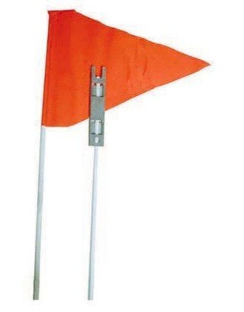 SAFETY VEHICLE EMBLEM 3-22  SAFETY FLAGS 2pc