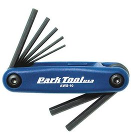 Park Tool 9-17 Park Tool AWS-10 Metric Folding Hex Wrench Set