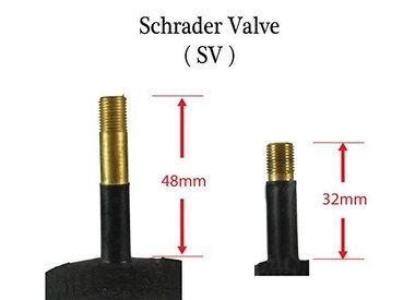 tubes scrader valve