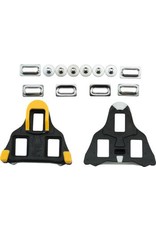 VP Components 7-23  VP SL Road Cleat 6 Degree Float Black/Yellow