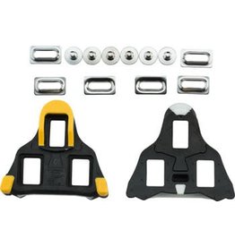 VP Components 7-24  VP SL Road Cleat 6 Degree Float Black/Yellow