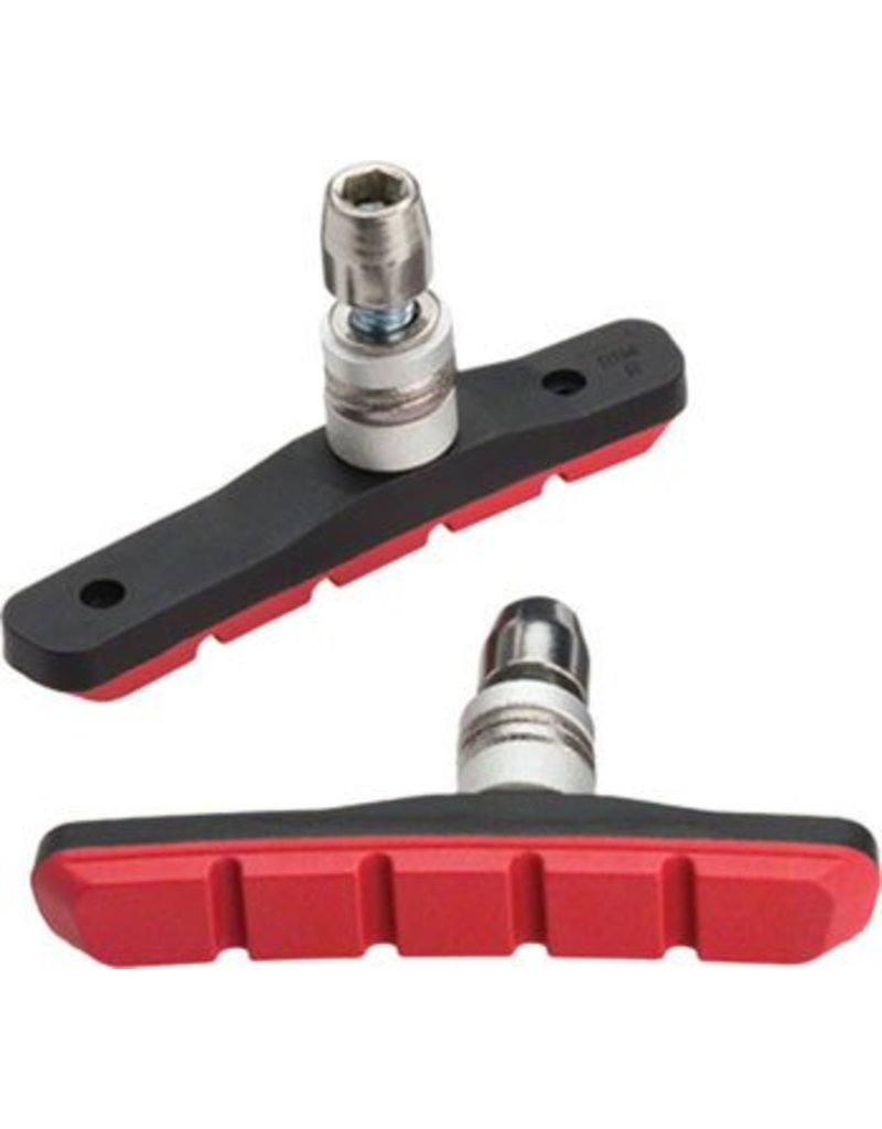 Jagwire 1-21 Jagwire Mountain Sport Brake Pads Threaded Post Red