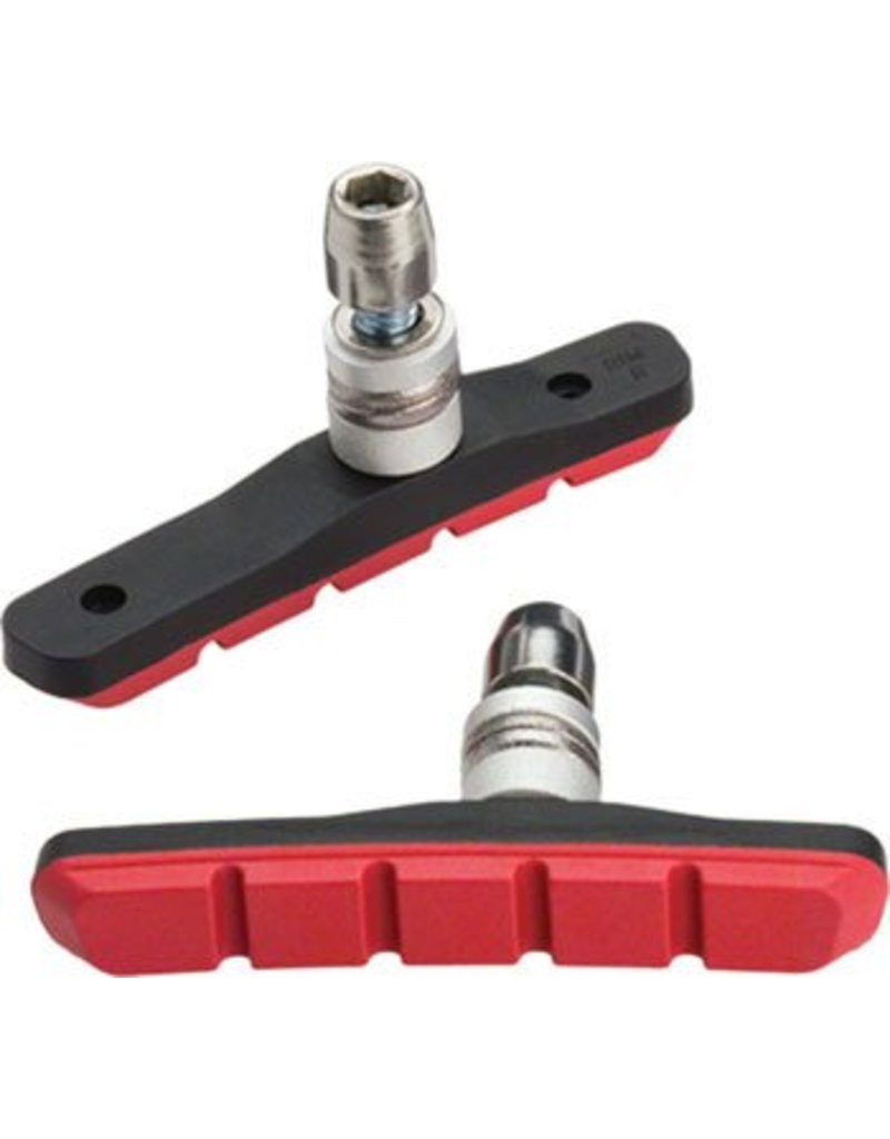 Jagwire 5-24 Jagwire Mountain Sport Brake Pads Threaded Post Red