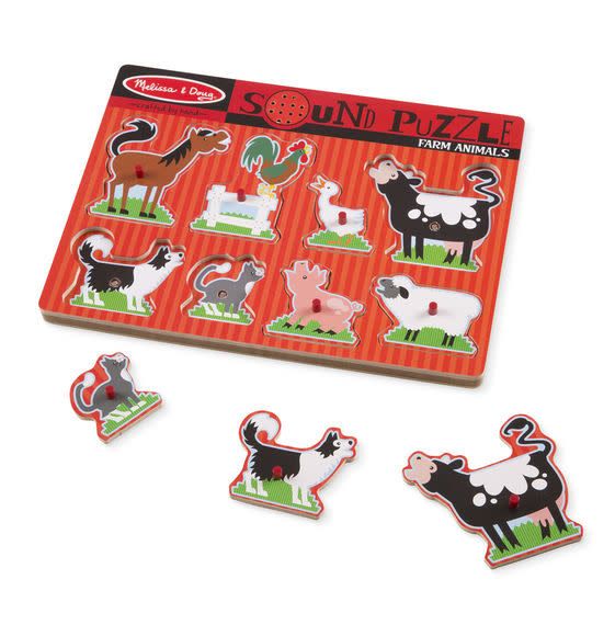 melissa and doug sound puzzle farm animals