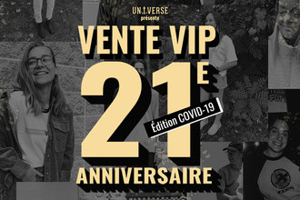 Vente VIP 21e Anniversaire | 21 Octobre de 18h à 21h