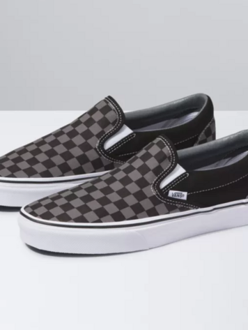 Vans YOUTH CLASSIC SLIP-ON CHECK BLACK/PEWTER