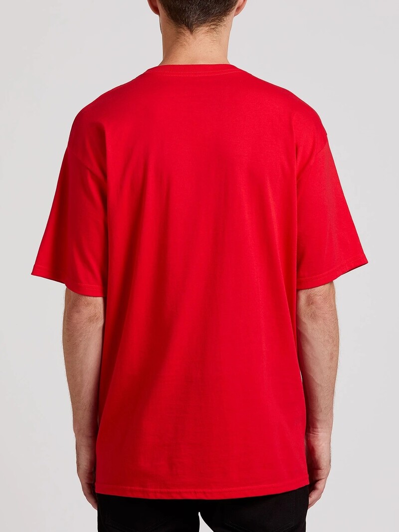 Volcom MEN'S CRISP STONE SS RED