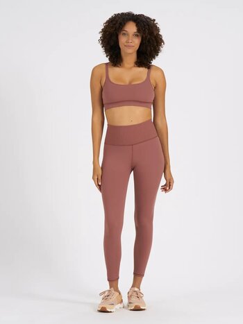 Vuori WOMEN'S RIB STUDIO LEGGING TERRACOTTA