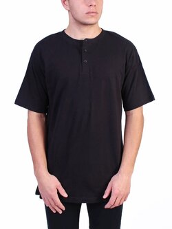 Lira Clothing HOMMES HENLEY BLACK