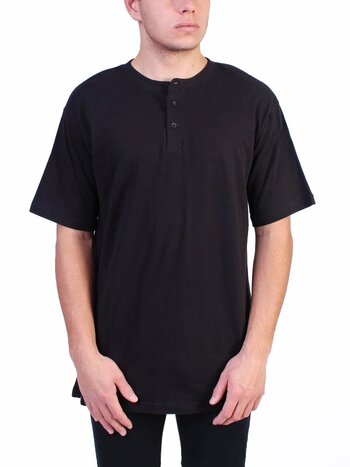 Lira Clothing HOMMES HENLEY BLACK