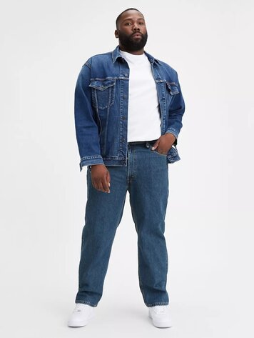 Levis MEN'S 550 RELAXED JEAN MED STONEWASH