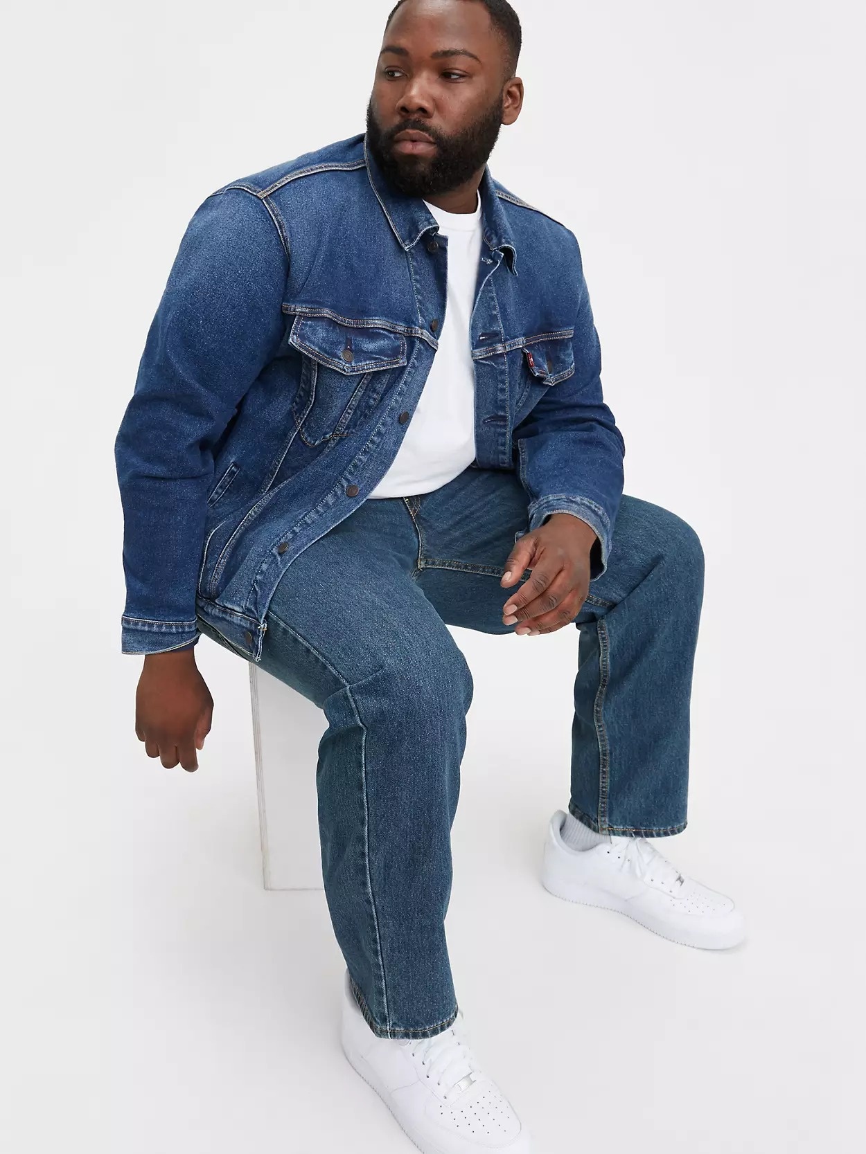 Levis MEN'S 550 RELAXED MED STONEWASH