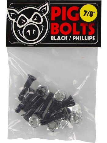 PIG WHEELS SET PIG BLACK PHILLIPS 7/8