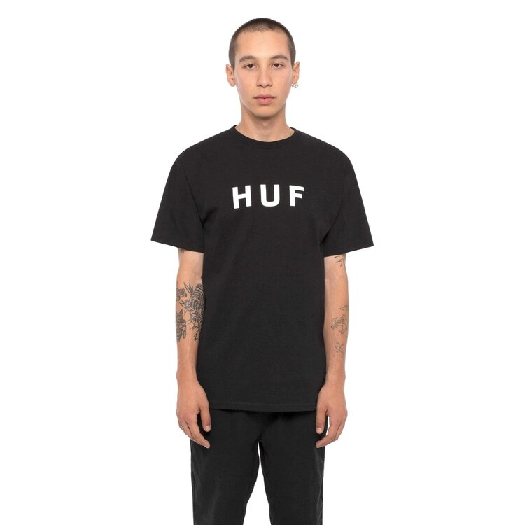 HUF MEN'S ESSENTIALS OG LOGO BLACK