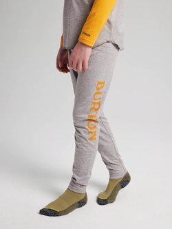 Burton YOUTH MIDWEIGHT BASE LAYER PANT GRAY HEATHER