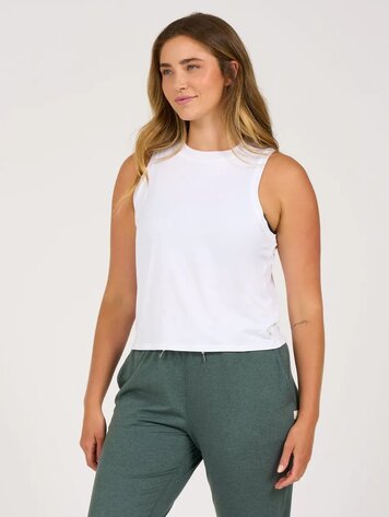 Vuori FEMMES ENERGY TOP WHITE