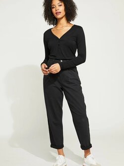 Gentle fawn LENNON HIGH-RISE PANTALON BLACK