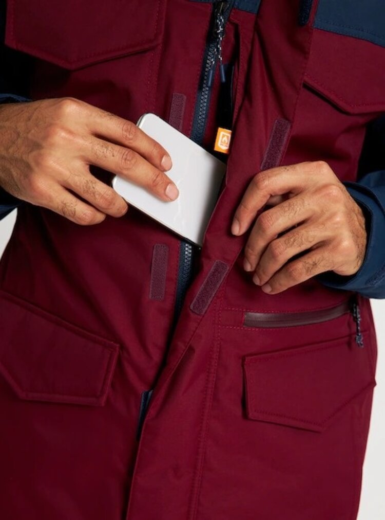 Burton HOMMES COVERT DRESS BLUE/MULLED BERRY