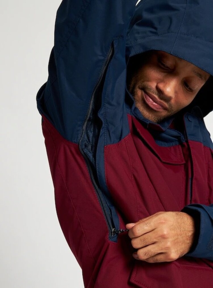 Burton HOMMES COVERT DRESS BLUE/MULLED BERRY