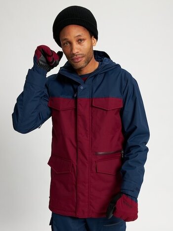 Burton HOMMES COVERT DRESS BLUE/MULLED BERRY