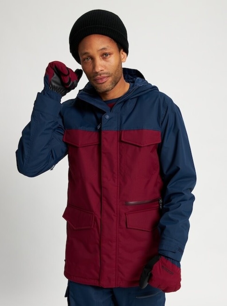 Burton HOMMES COVERT DRESS BLUE/MULLED BERRY