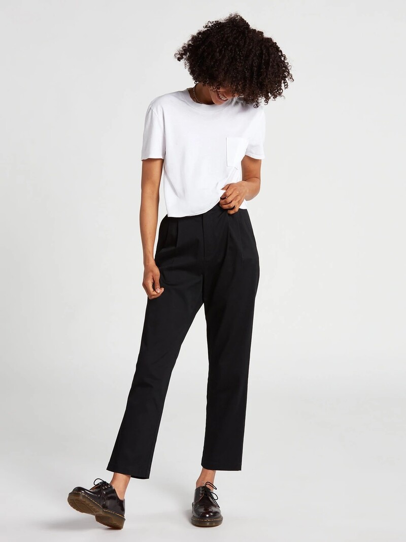 Volcom FEMMES FROCHICKIE TROUSER 27'' BLACK