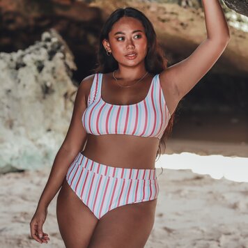 NANA THE BRAND GENEVIEVE BOTTOM CANDY STRIPES