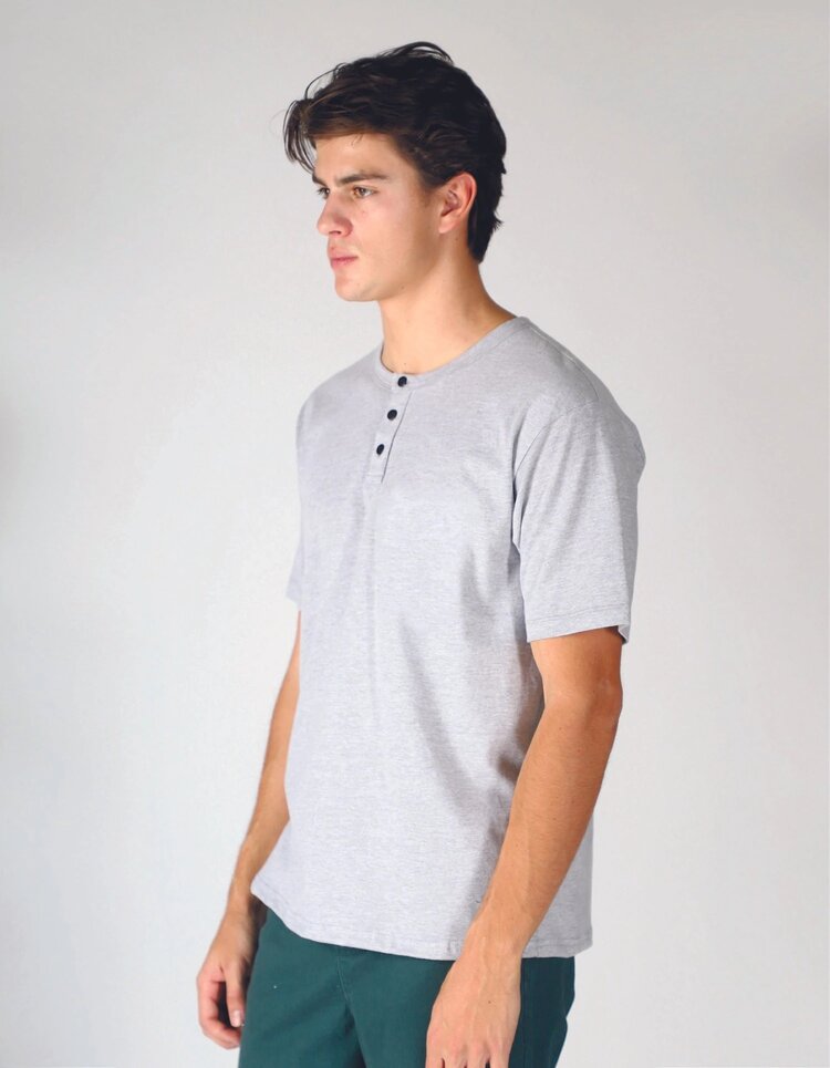 Lira Clothing MEN'S ESSENTIAL HENLEY