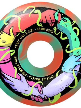 Spitfire wheels SPITFIRE | F4 99 SKATE LIKE A GIRL CLASSIC Spitfire wheels SPITFIRE | F4 99 SKATE LIKE A GIRL CLASSIC