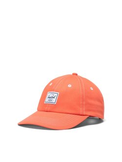 Herschel YOUTH SYLAS COTTON CAP HOT CORAL/WHITE