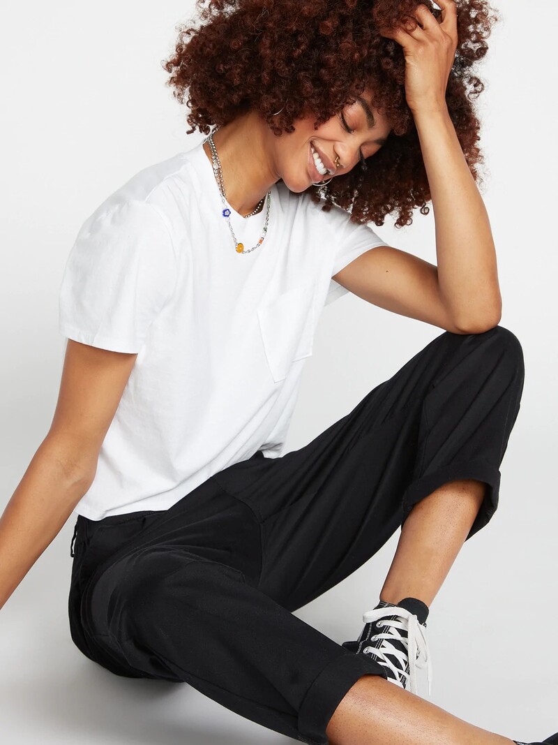 Volcom FEMMES FROCHICKIE TROUSER BLACK
