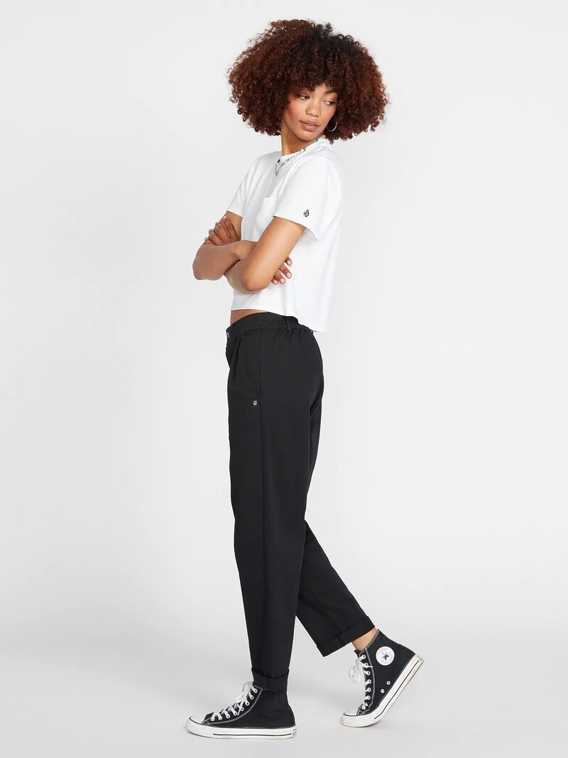 Volcom FEMMES FROCHICKIE TROUSER BLACK