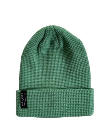 Bromance YOUTH WAFFLE BEANIE GREEN