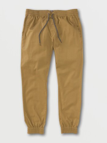 Volcom HOMMES FRICKIN SLIM JOGGER DARK KHAKI