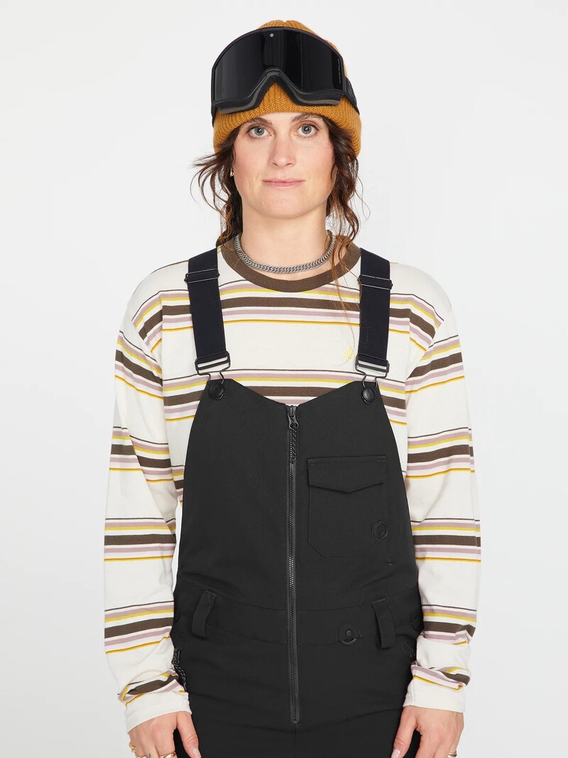 Volcom FEMMES SWIFT BIB OVERALL BLACK