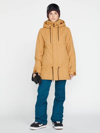 Volcom WOMEN'S PAXSON 2L PARKA CARAMEL