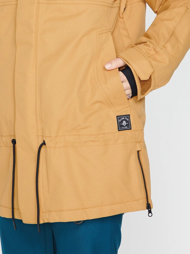 Volcom FEMMES PAXSON 2L PARKA CARAMEL