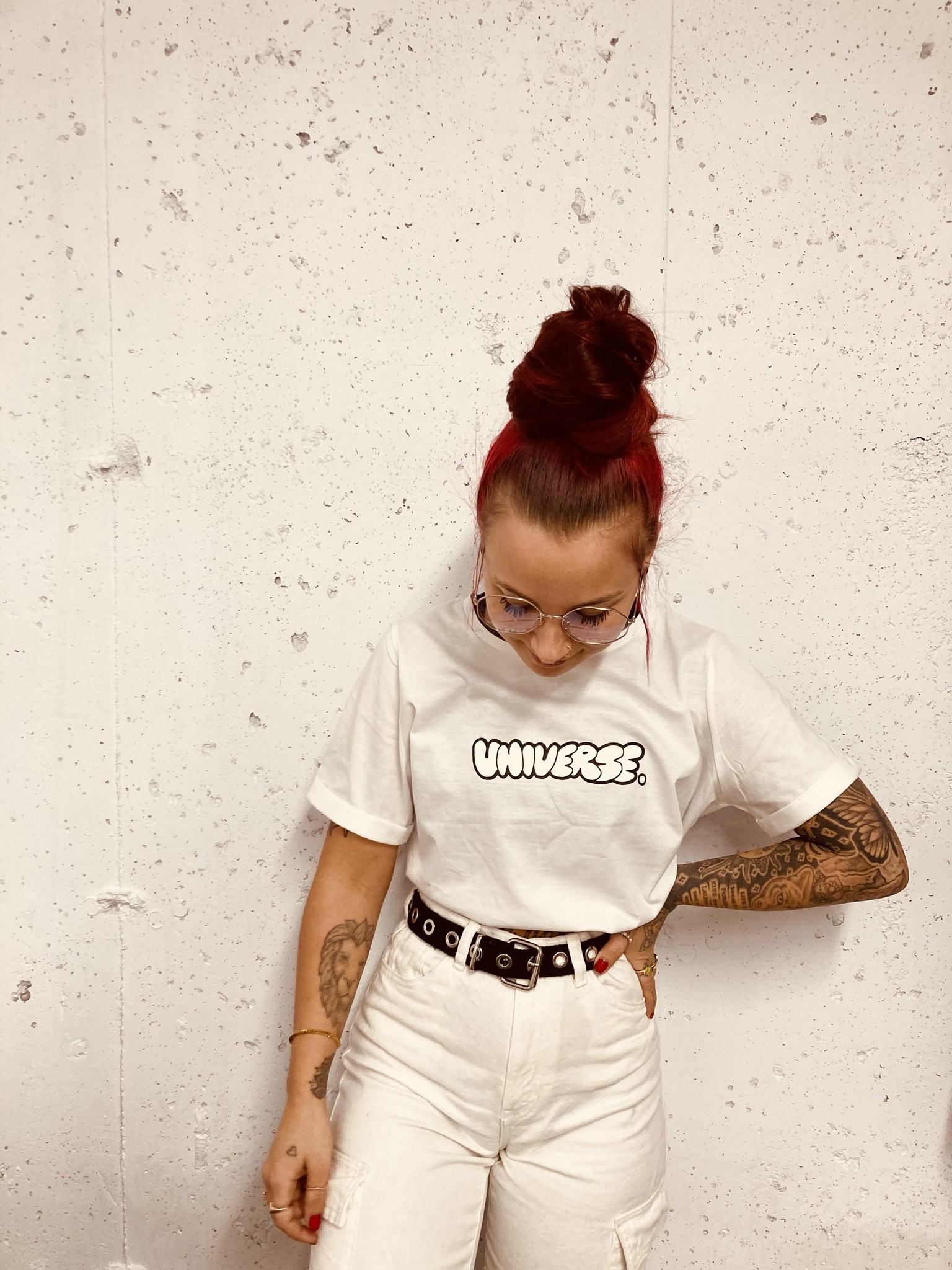 Universe Boardshop FEMME T-SHIRT CROP ROLLED BUBBLE