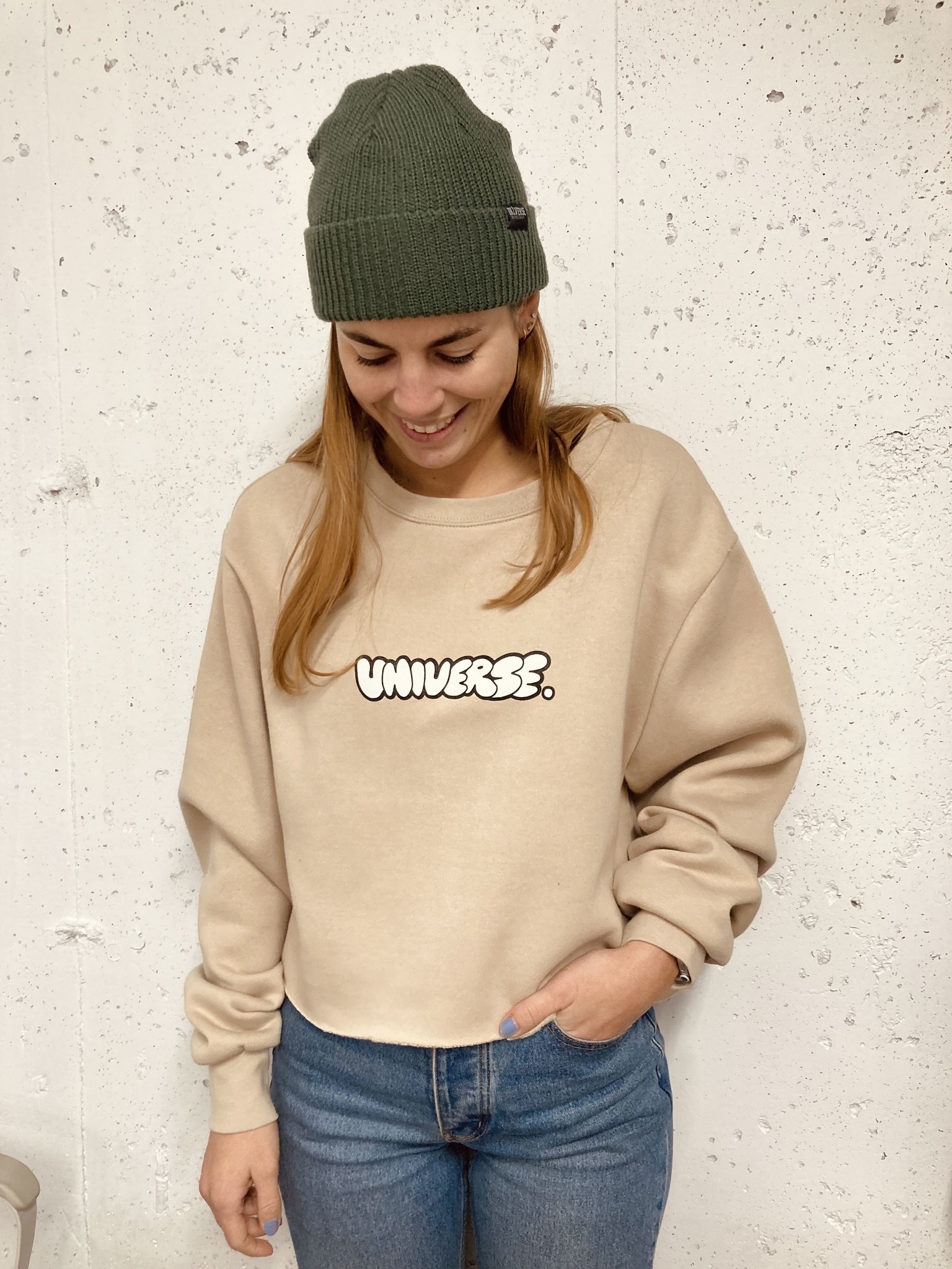 Universe Boardshop WOMEN CROPPED FLEECE BUBBLE