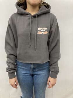 Universe Boardshop FEMMES PULLOVER CROP SNOW STONE