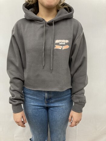 Universe Boardshop FEMMES PULLOVER CROP SNOW STONE