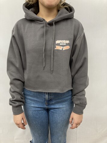 Universe Boardshop FEMMES PULLOVER CROP SNOW STONE