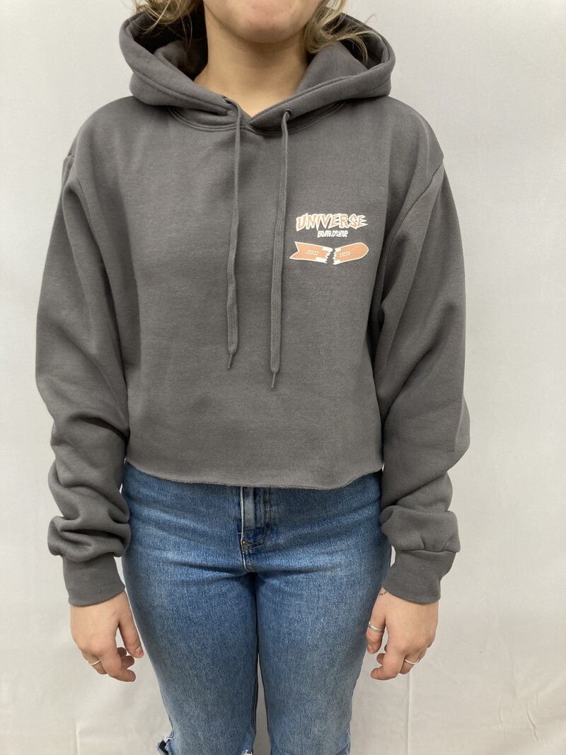 Universe Boardshop FEMMES PULLOVER CROP SNOW STONE