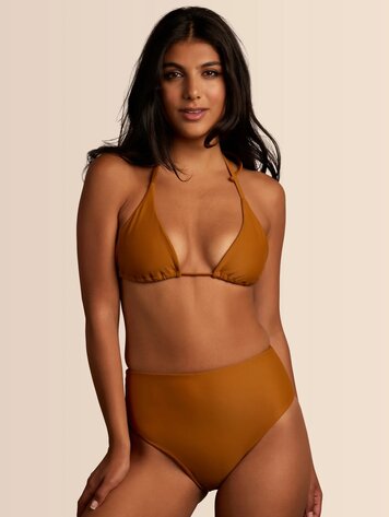 June Swimwear WOMEN'S OPHELIA SWIMSUIT BOTTOM PRALINE