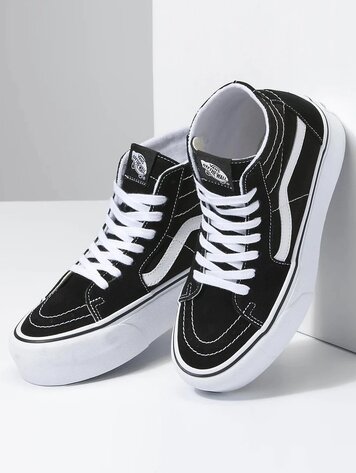 Vans SK8-HI TAPERED STACKFORM BLACK TRUE WHITE